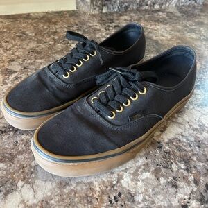 Black Vans HARDLY WORN